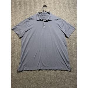 Patagonia Men’s Large Shirt Polo Organic Cotton Preppy Casual Short‎ Sleeve Blue